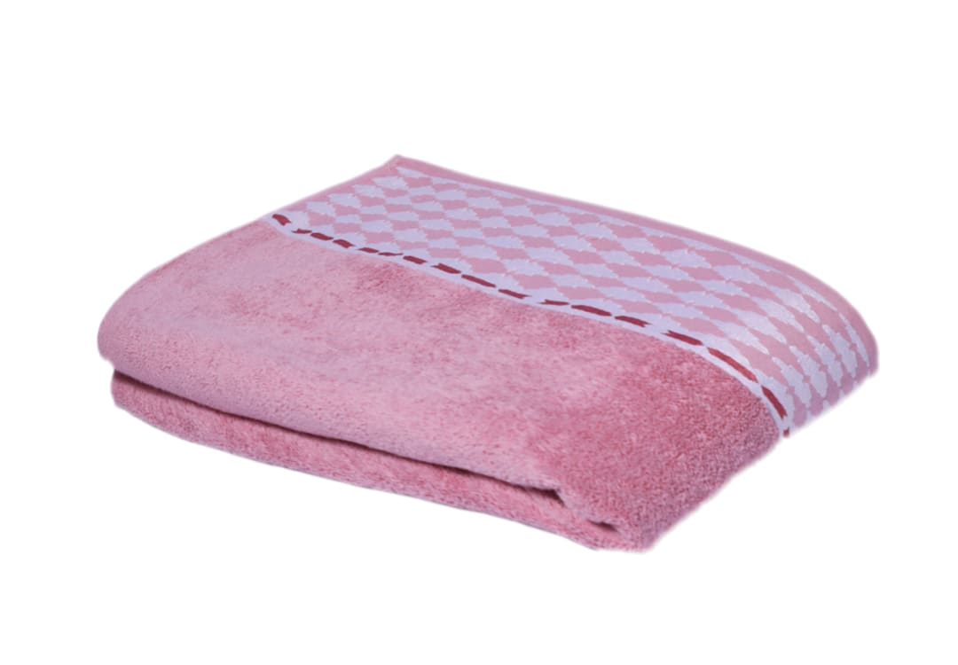 Cannon Puzzle Towel - Pink ( 70 X 140 )