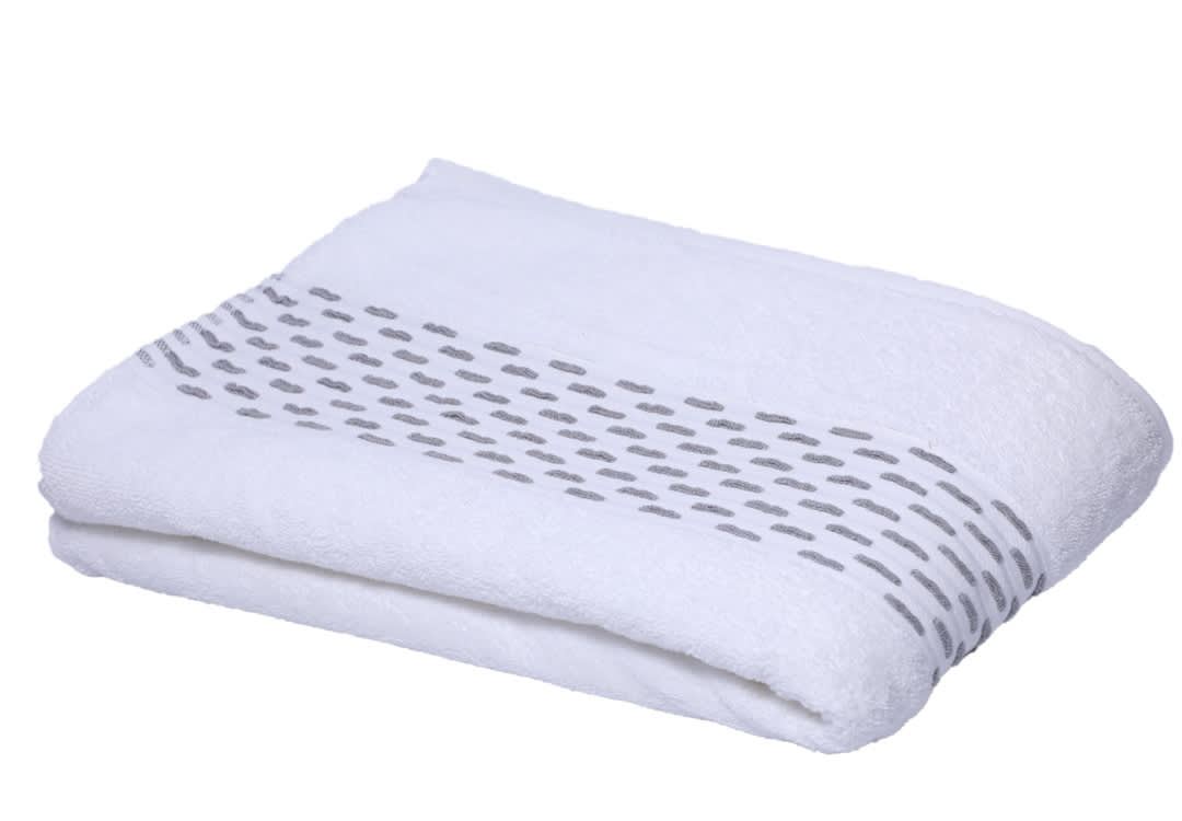 Cannon Brick Towel - White ( 81 X 163 )