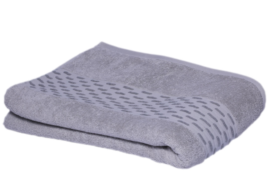 Cannon Brick Towel - Grey ( 81 X 163 )