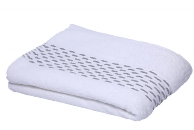 Cannon Brick Towel - White ( 81 X 163 )