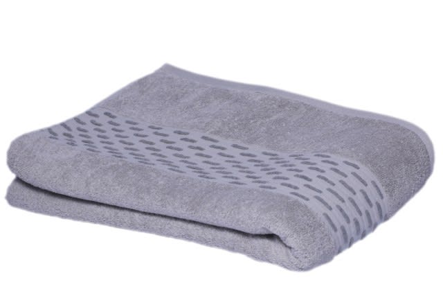 Cannon Brick Towel - Grey ( 81 X 163 )