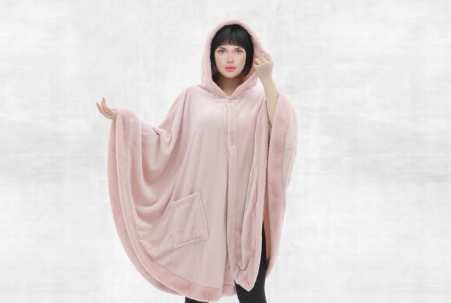 Cannon Poncho Fleece For Women 1 PC - Pink