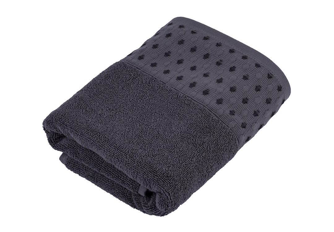 Hobby Towel 1 PC - Embroider Diamond Dark Grey
