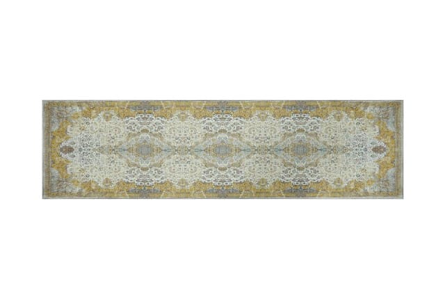 Armada Waterproof Carpet - ( 80 X 300 ) cm - Yellow & L.Grey ( Without White Edges )