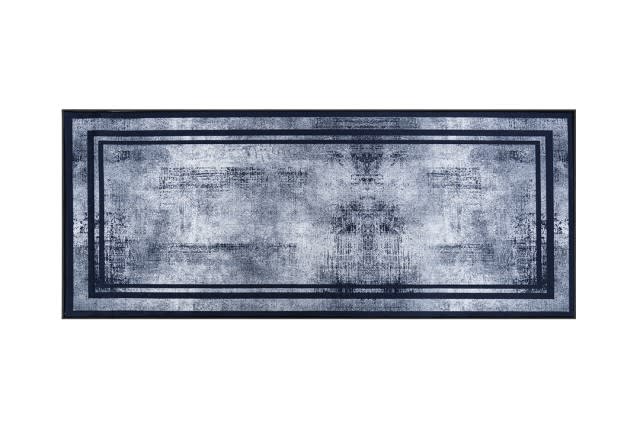 Armada Waterproof Carpet - ( 80 X 200 ) cm - D.Grey & Black ( Without White Edges )
