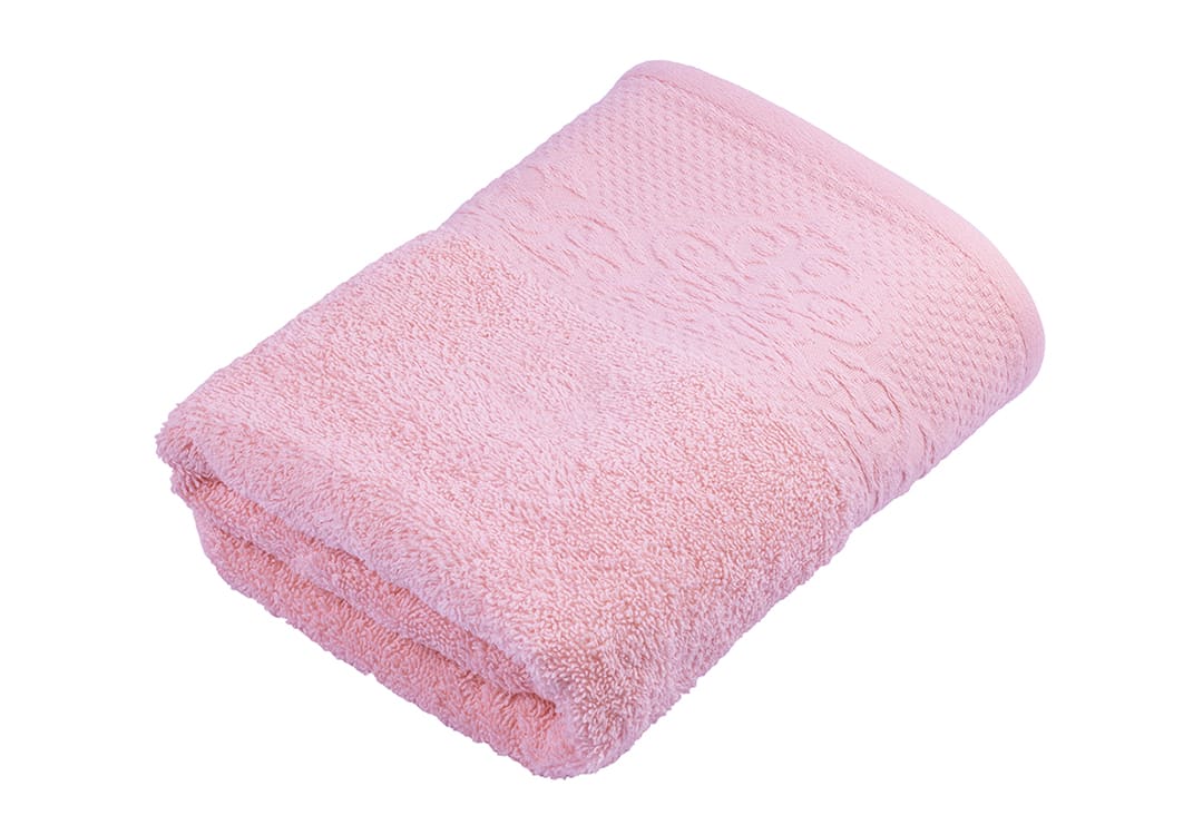 Hobby Towel 1 PC - Plain Stripe Geometric Shape L.Pink