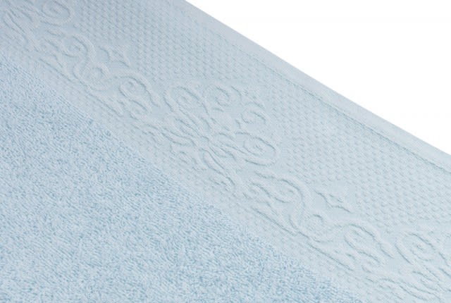 Hobby Towel 1 PC - Plain Stripe Geometric Shape Blue Sky