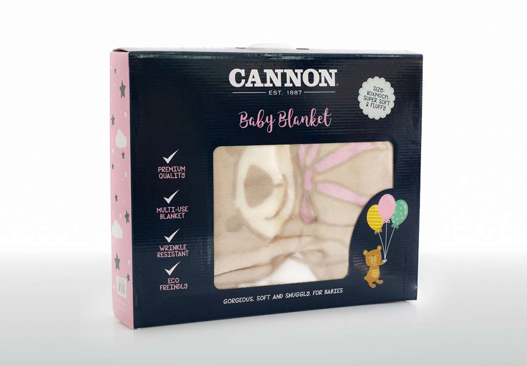 Cannon Soft Baby Blanket 1 PC - Pink