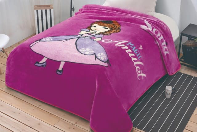 Disney Luxury Blanket For Kids 1 PC - D.Purple