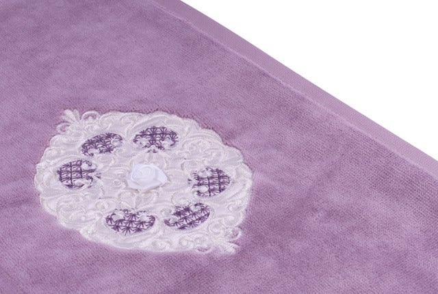 Hobby Towel 1 PC - distinctive geometric shape Purple