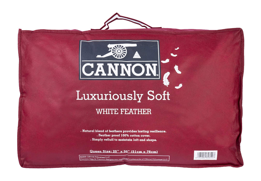 CANNON WHITE FEATHER - ( 51 X 76 ) cm ( Soft )