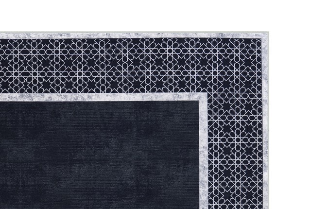 Armada Waterproof Carpet - ( 180 X 280 ) cm Navi & L.Grey ( Without White Edges )