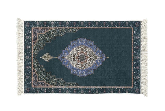 Armada Prayer Carpet For Decor - ( 120 X 60 ) cm - turquoise