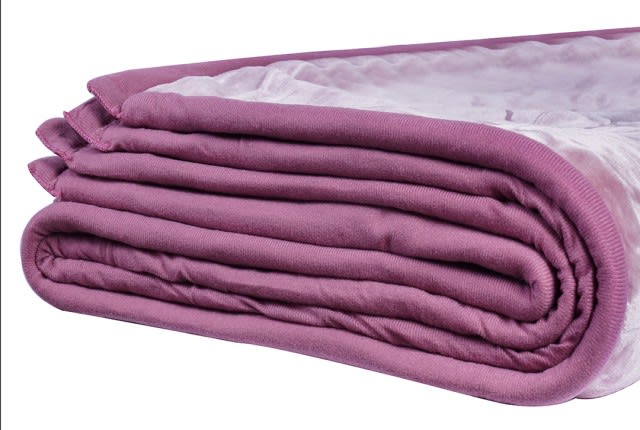 Feature Soft Blanket 2 Ply - 1 PC King Purple