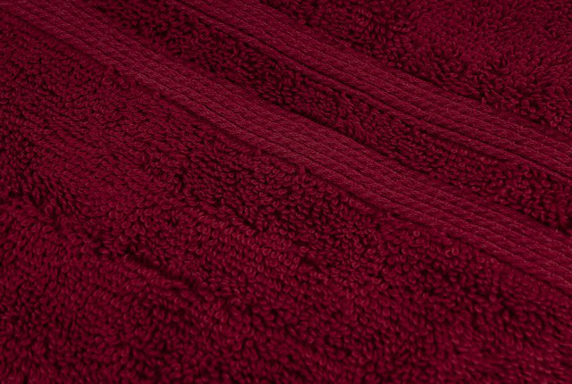منشفة القطن المثالية 2 قطعة - أحمر ( 71 × 41 )