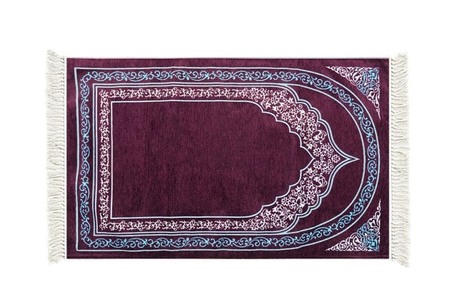 سجادة صلاة من أرمادا - ( 70 × 115 ) سم - عنابي