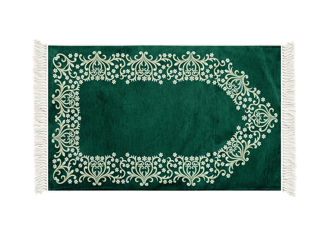 سجادة صلاة من أرمادا - ( 70 × 115 ) سم - أخضر