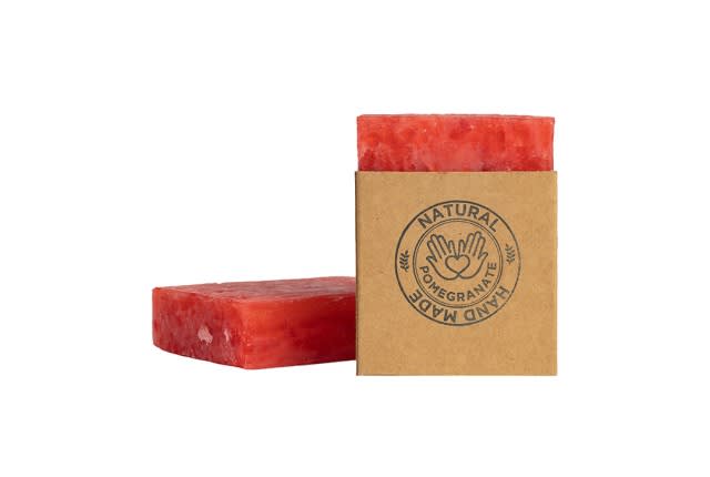 Natural Pomegranate Soap - Handmade