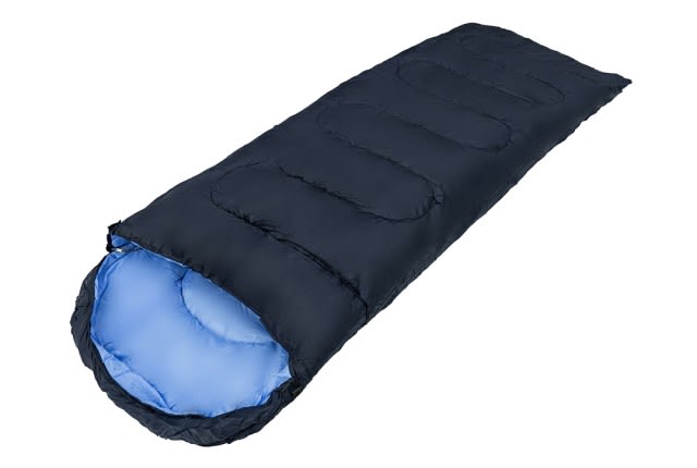 حقيبة نوم محمولة للتخييم بالأماكن المفتوحة 1 قطعة - كحلي