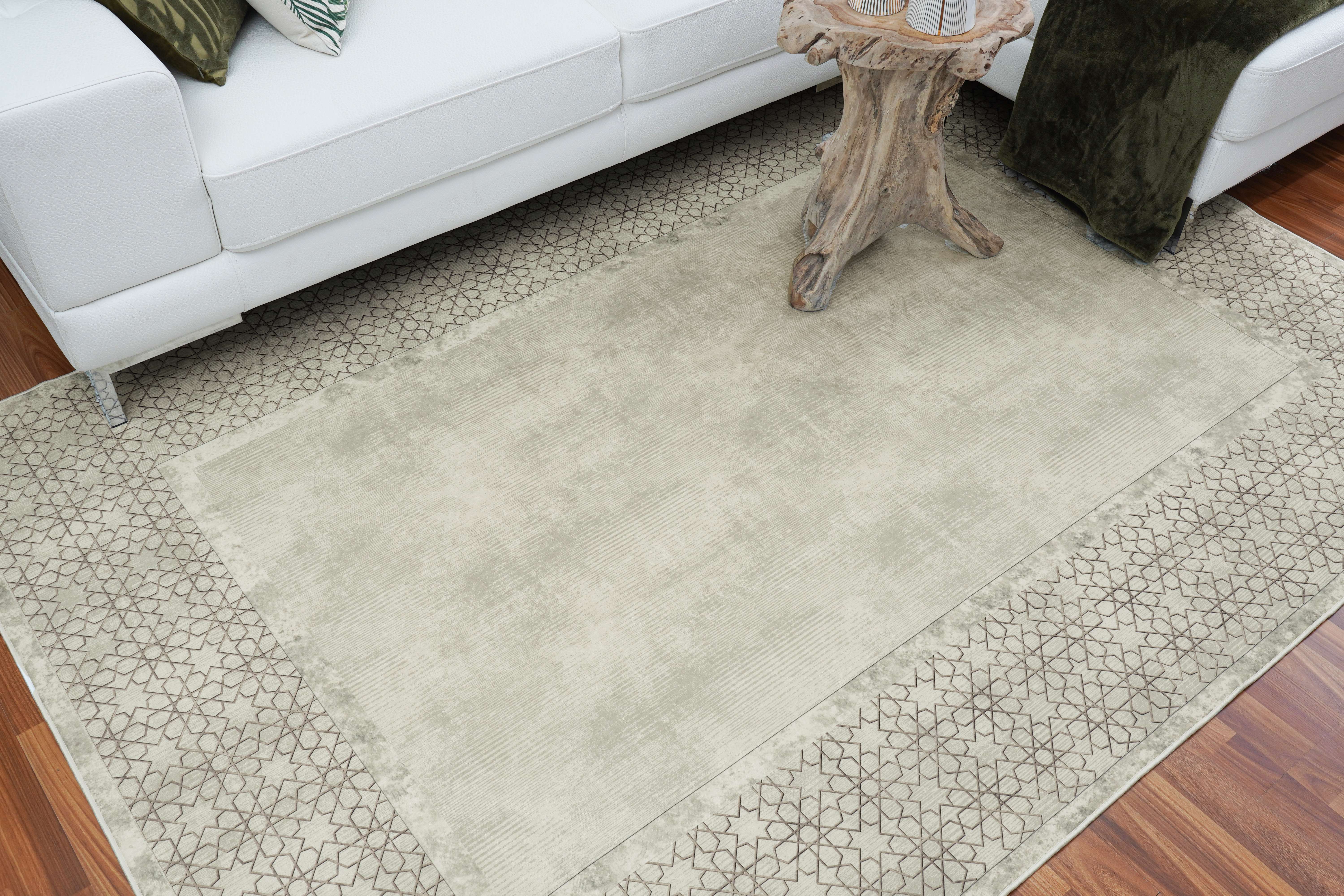 Armada Waterproof Carpet - ( 160 X 230 ) cm Beige ( Without White Edges )