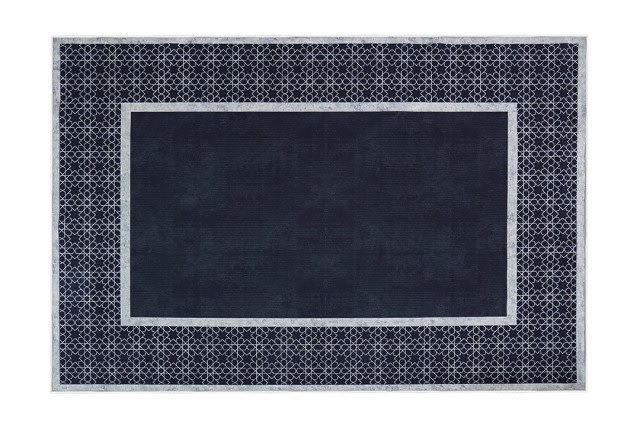 Armada Waterproof Carpet - ( 160 X 230 ) cm Navi & L.Grey ( Without White Edges )