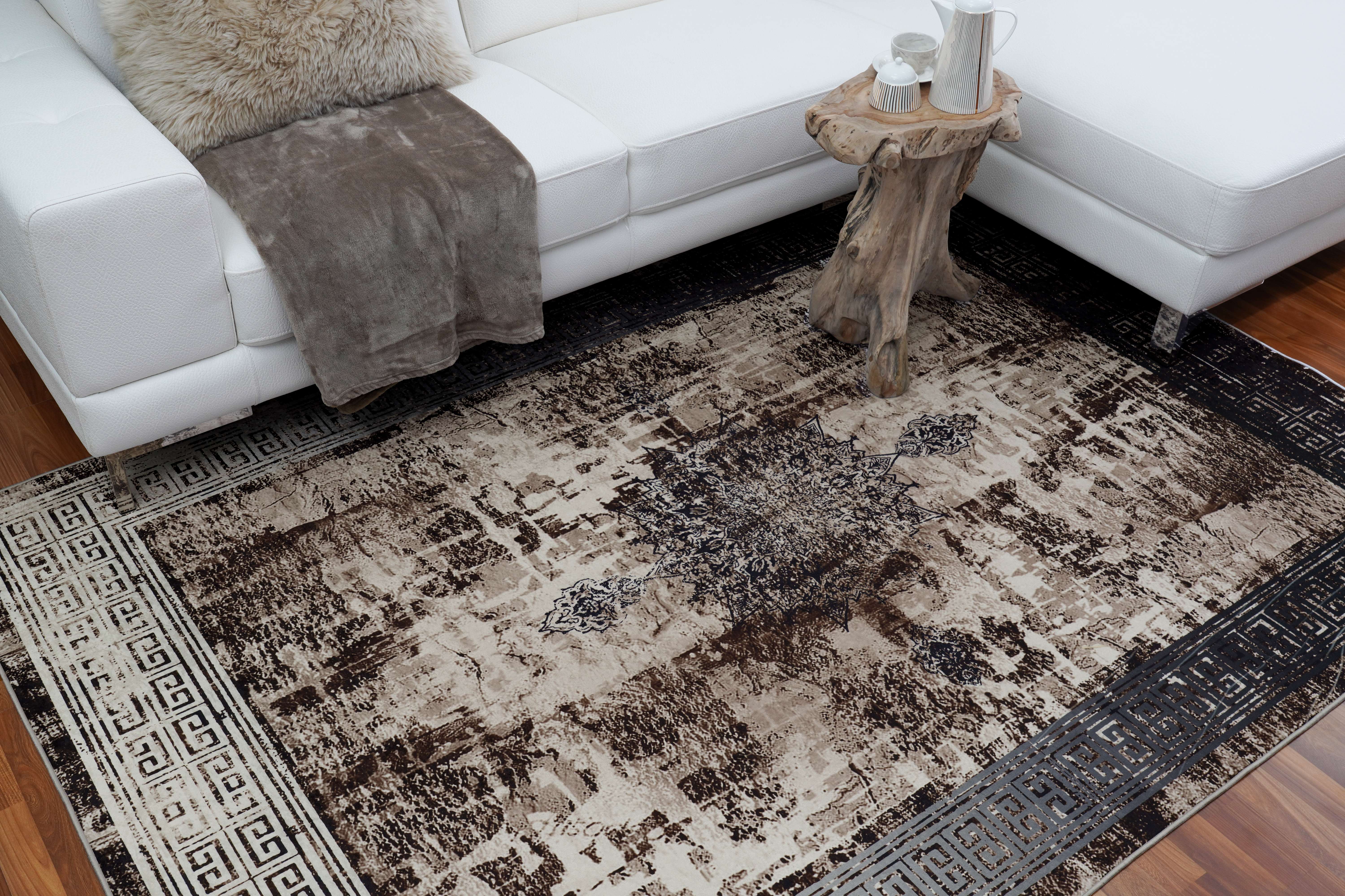 Armada Waterproof Carpet - ( 160 X 230 ) cm Versace Multi Color ( Without White Edges )