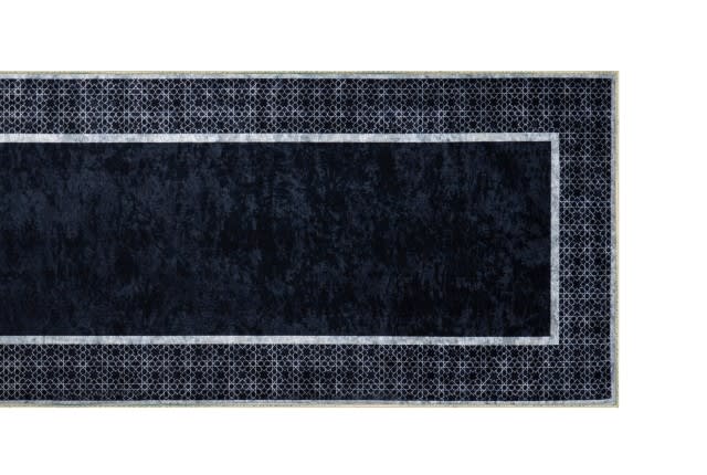 Armada Waterproof Carpet - ( 80 X 300 ) cm - Navi & L.Grey  ( Without White Edges )