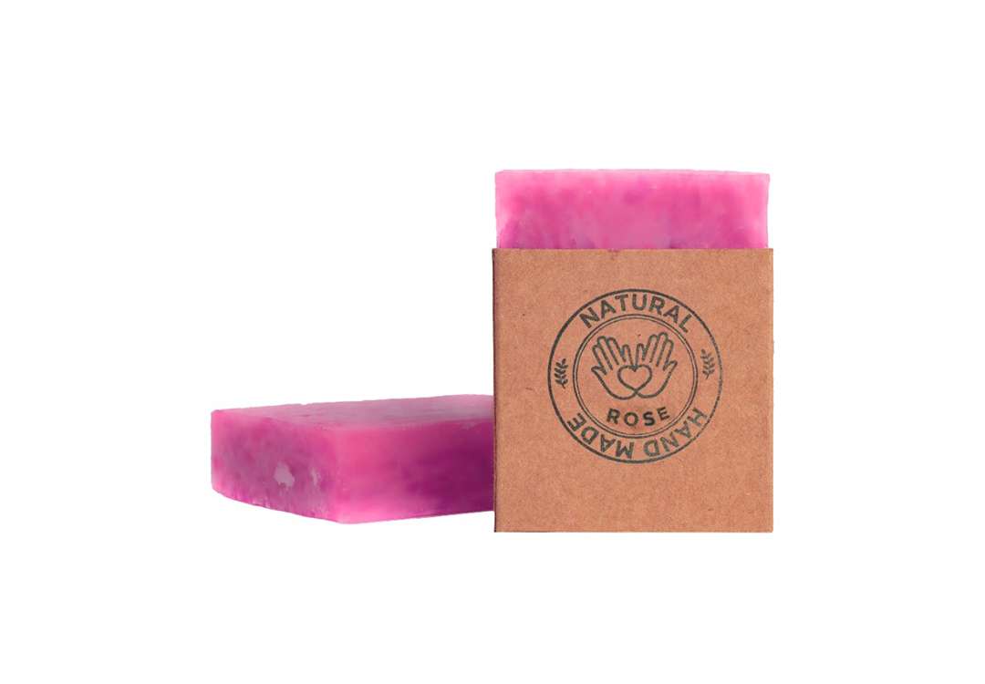 Natural Rose Soap - Handmade