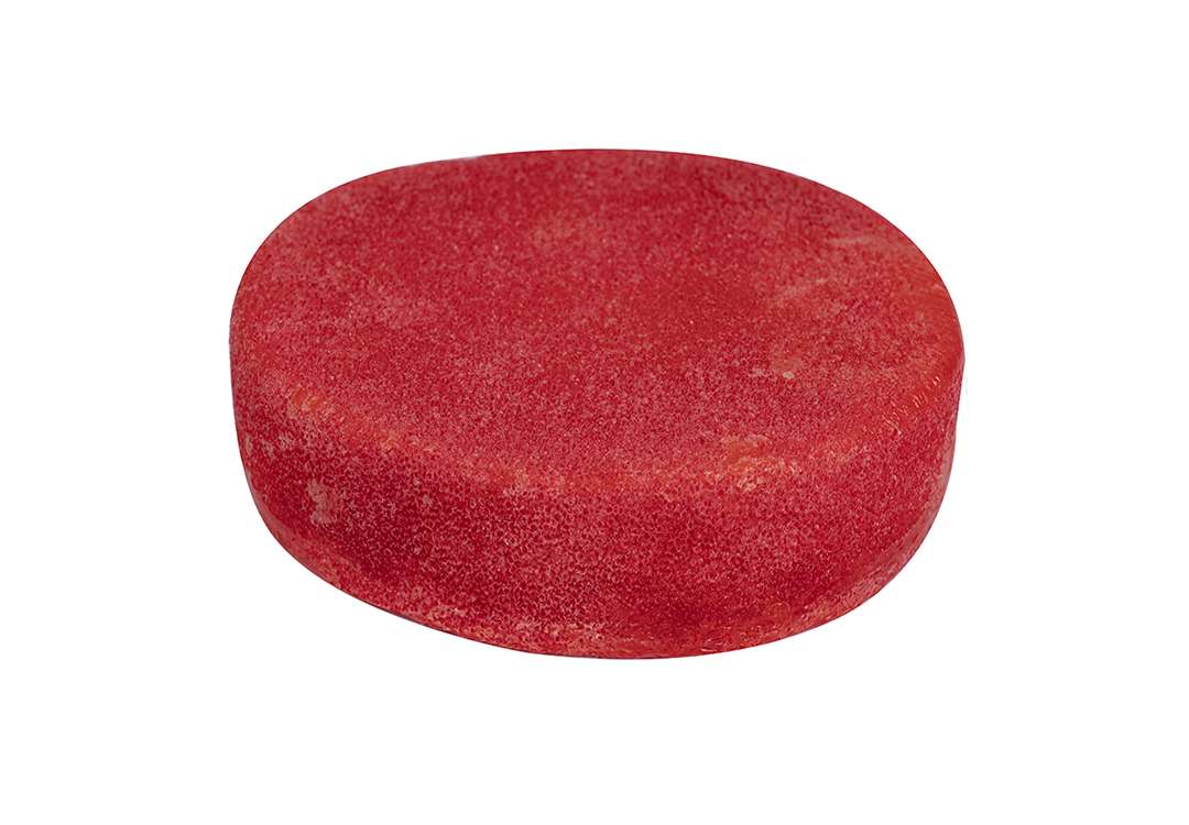 Natural Rose Sponge Soap 1 Pc - With Red Rose Extract  