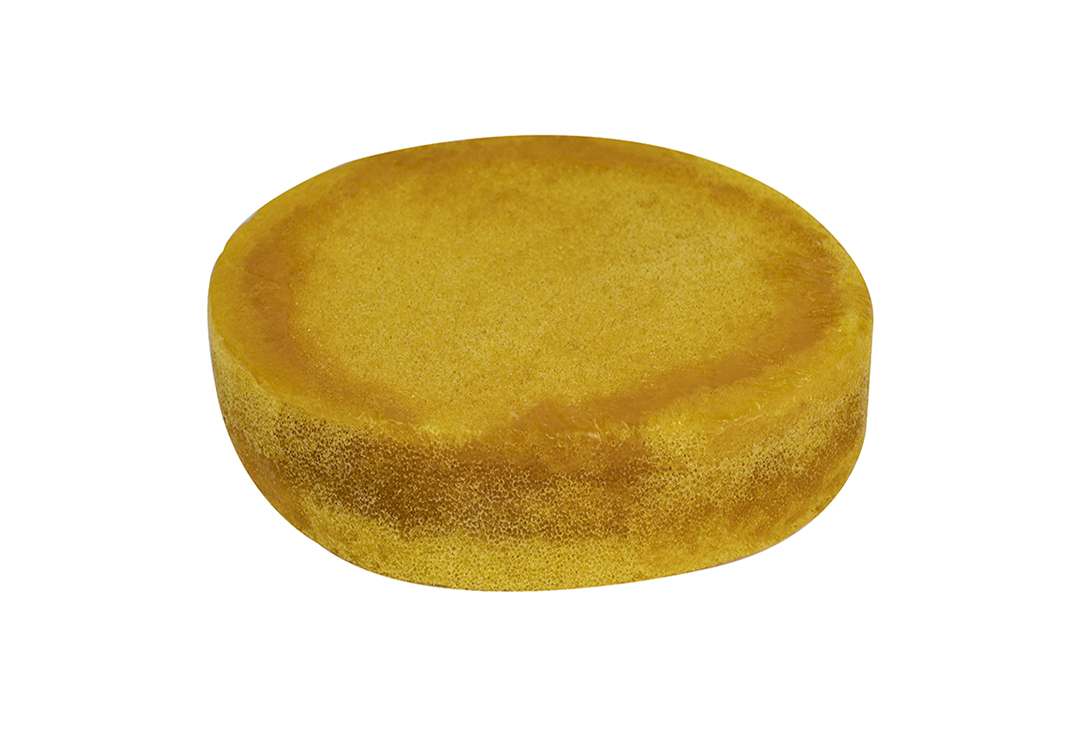 Natural Rose Sponge Soap 1 Pc - With Amber Extract