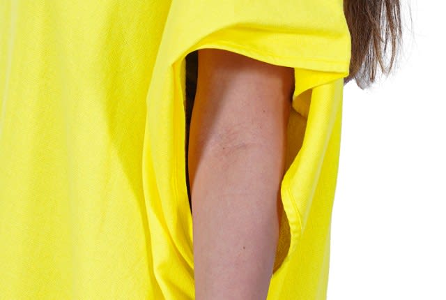 معطف رياضي قطن للنساء من كانون 1 قطعة - أصفر