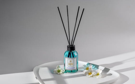 Natural Rose Reed Diffuser - Blueberry