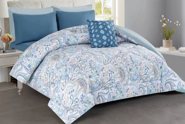 Valentini Decorated Comforter Set 7 PCS - King Multi Color