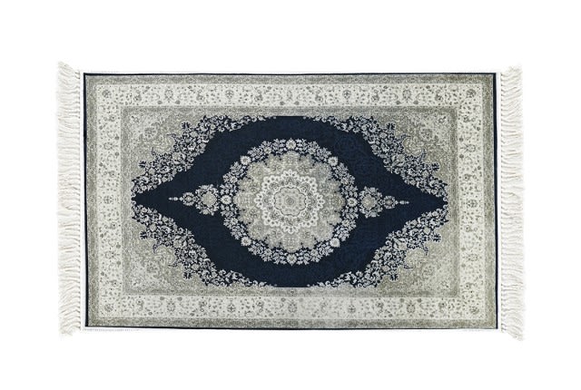 Armada Prayer Carpet For Decor - ( 60 X 120 ) cm - Beige & Navy