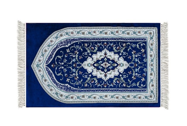 Armada Prayer Carpet For Decor - ( 115 X 70 ) cm - Blue
