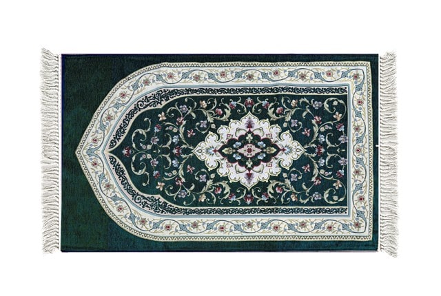 Armada Prayer Carpet For Decor - ( 115 X 70 ) cm - Green