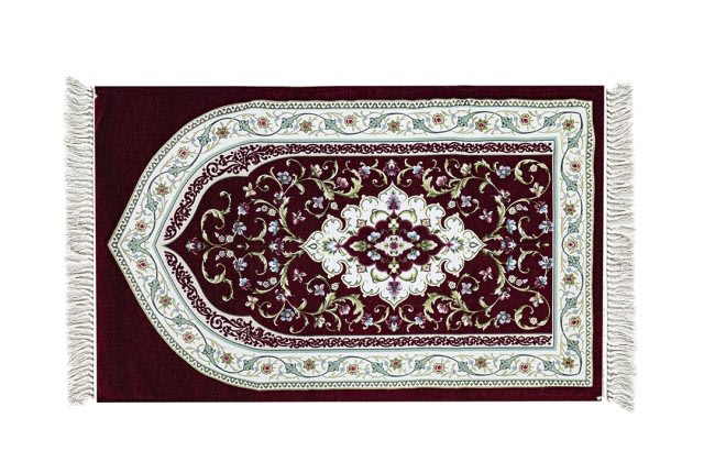 Armada Prayer Carpet For Decor - ( 115 X 70 ) cm - Burgandy