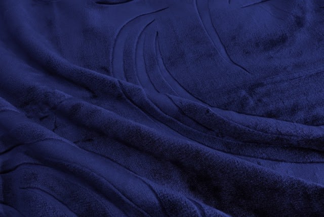 Al Saad Home Luxury Velvet Blanket - King Navi