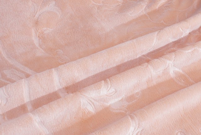 Al Saad Home Luxury Velvet Blanket - Single Peach