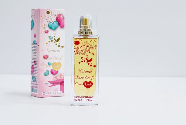Natural Rose Body & Clothes Perfume - Rose Love ( 50 ) ml