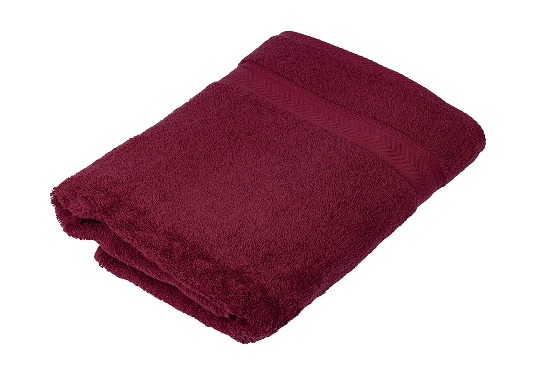 Cannon Plain Towel ( 81 x 163 ) - D.Red