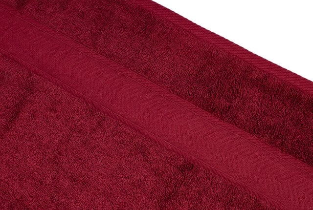 Cannon Plain Towel ( 70 x 140 ) - D.Red