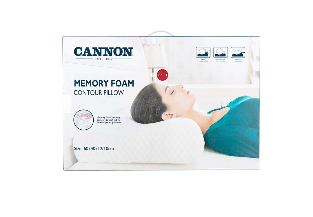 Cannon Memory Foam Contour Pillow ( Hard )