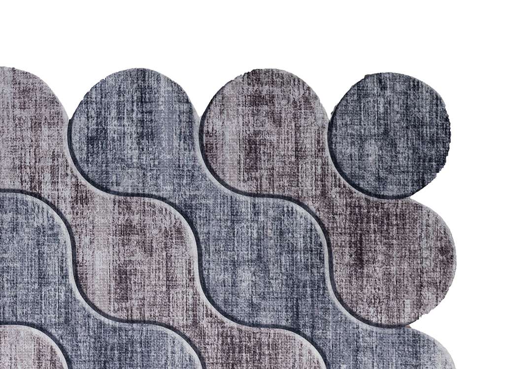 Armada laser cut edges Waterproof Carpet - ( 160 X 230 ) cm Multi Color