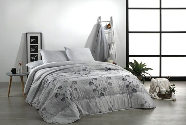 Spanish Mora Comforter Set 4 PCS - Single L.Grey