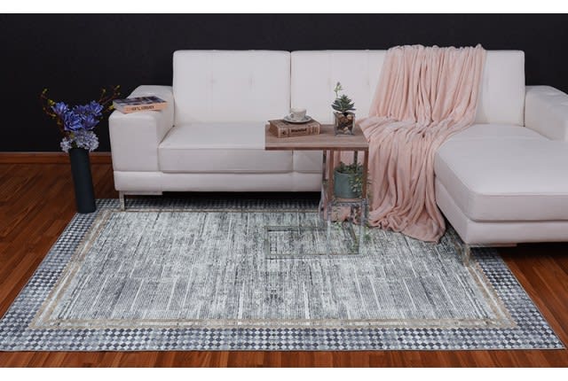 Armada Waterproof Carpet - ( 160 X 230 ) cm Grey ( Without White Edges )