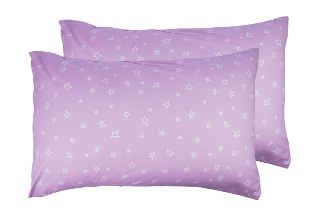 Clasy Cotton Pillow Case - L.Purple
