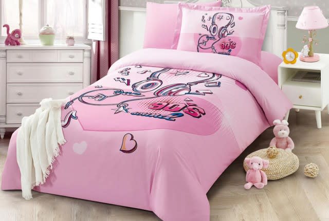 Lola Kids Comforter Set 4 PCS - Pink