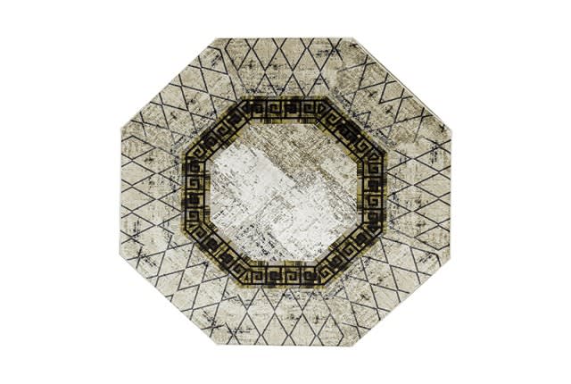 Armada Octagon Carpet - ( 180 × 180 ) Versace Multi Color