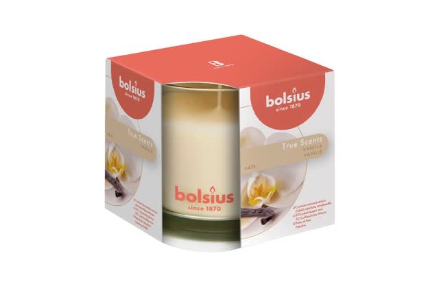 Vanilla Scented Candle - Bolsius Cream